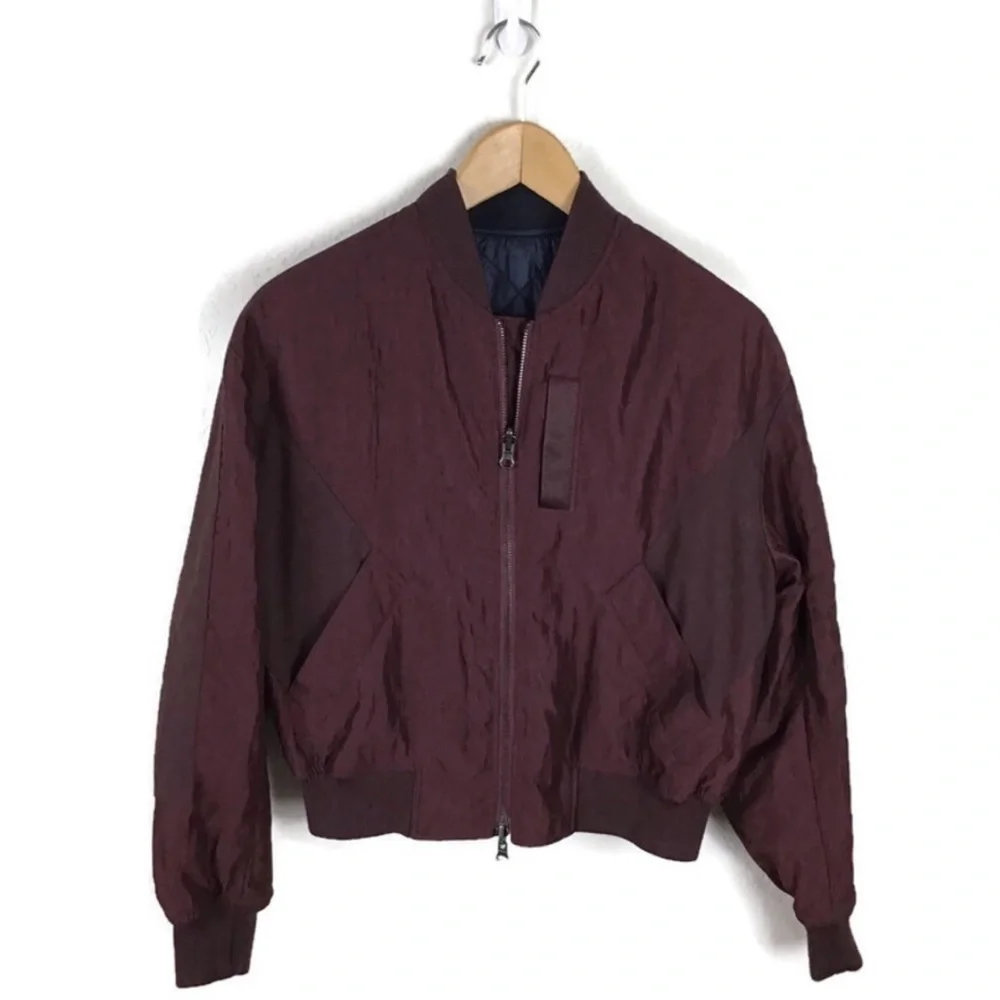 Vince Bomber Jacket Reversible Full Zip